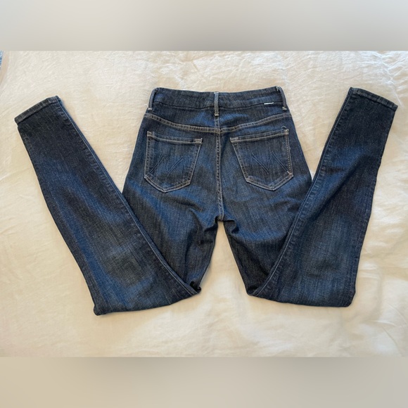 Mother “Looker” Skinny Dark Wash High Waisted Jeans - Picture 13 of 16